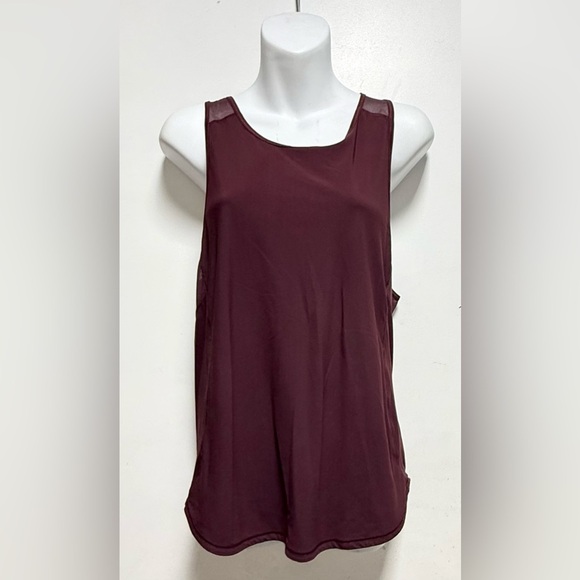 Lululemon Sculpt Tank Dark Sport Red Size 6 - Picture 6 of 8